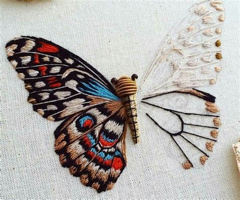 Butterfly Embroidery Pattern