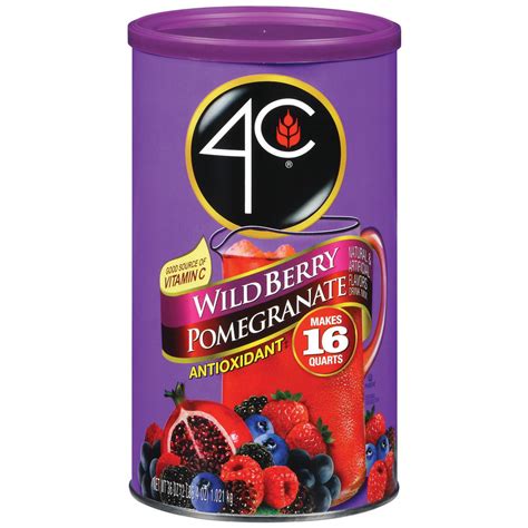 4C Antioxidant Drink Mix, Wild Berry Pomegranate, 36 Oz, 1 Count ...