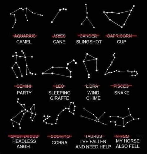 Real constellation names. : r/funny