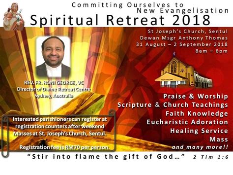 SPIRITUAL RETREAT 2018