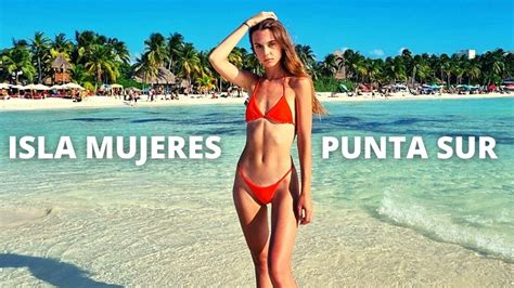 ISLA MUJERES y PUNTA SUR, Recorrimos con POCO DINERO