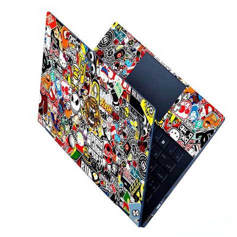 Full Panel Laptop Skin - Sticker Bomb Tiger – SkinsLegend