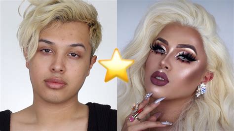 Drag Queen Makeup Transformation - Bios Pics