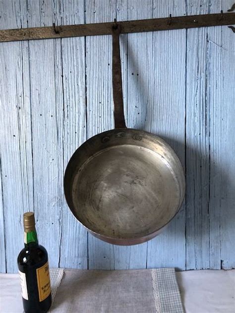 French Copper and Cast Iron Saute Pan Very Good Quality. - Etsy