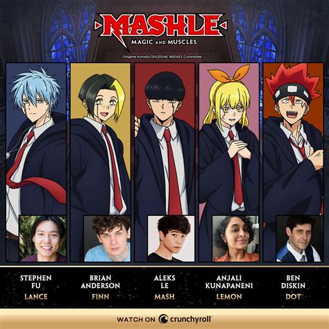 Mashle Magic And Muscles On Twitter English Cast Announcement We | My ...