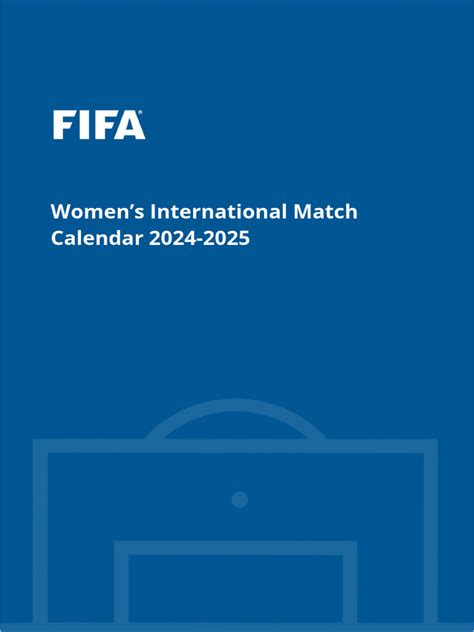 Women's International Match Calendar 2024-2025 - EN 18012024 v1 | PDF ...