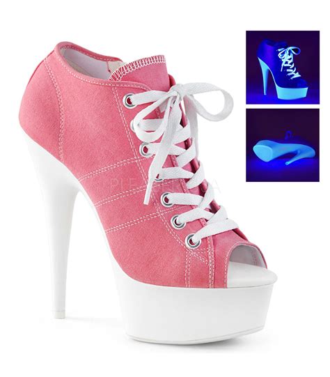 Pleaser High Heel Sneakers DELIGHT-600SK-01 Rosa online günstig kaufen