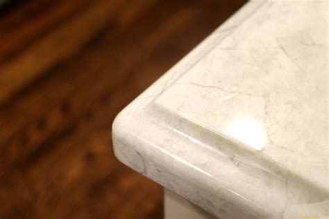 Princess White Quartzite Ogee square edge. I think an ogee edge will be perfect in your kitche ...