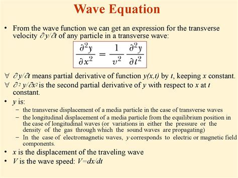 Transverse waves. Longitudinal waves. Energy and radiation pressure ...