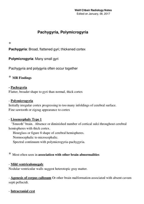 Pachygyria, Polymicrogyria