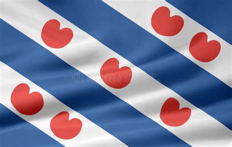 Flag of Friesland - Netherlands Stock Illustration - Illustration of nationality, national: 7421439