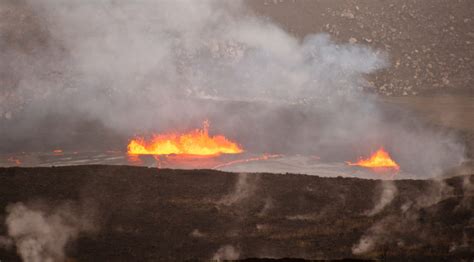 Halemaumau Crater Kilauea in Hawaii