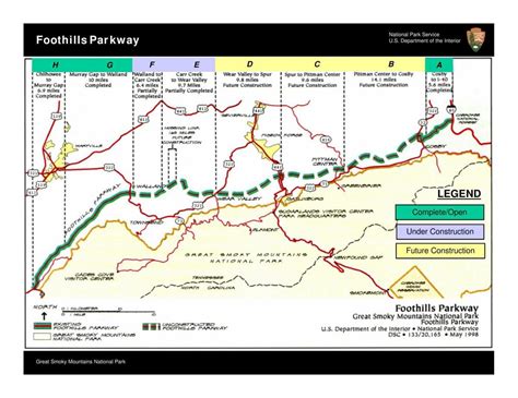 Foothills Parkway Sections Map | News | thedailytimes.com