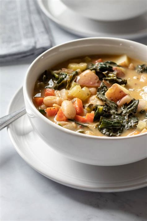 Tuscan White Bean Soup - My Quiet Kitchen