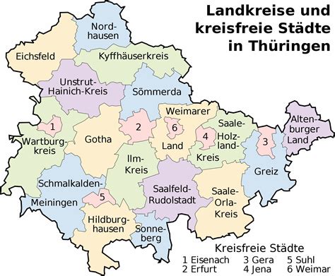 Large Thuringia Maps for Free Download and Print | High-Resolution and Detailed Maps