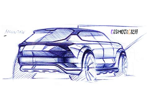 SUV Automotive Car Design Sketch Tutorial-Rear V by cosmotic1214 on DeviantArt