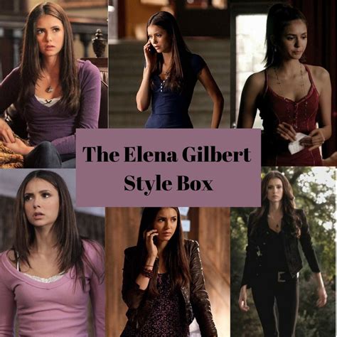 The Elena Gilbert Custom Style Box the Vampire Diaries - Etsy Canada