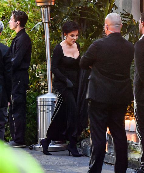 Kris Jenner, 67, nearly busts out of tight black dress in rare unedited photos from Stephanie ...