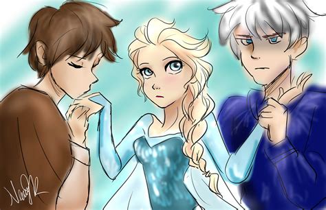 Jack Frost and Queen Elsa - Elsa & Jack Frost Photo (37398005) - Fanpop