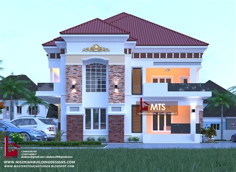 6 BEDROOM DUPLEX (RF D6005) – NIGERIAN BUILDING DESIGNS