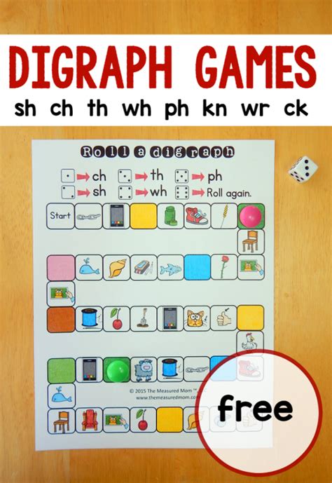 5 digraph games - The Measured Mom