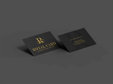 Black Business Card Mockups | Free PSD Template | PSD Repo