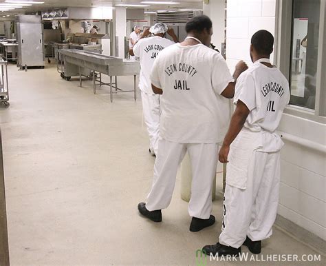 Leon County Jail inmates check in to work in the kitchen | Mark Wallheiser