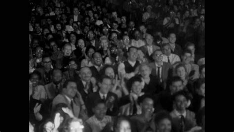 Montage Of Audience In Theater Clapping, 1950s Stock Footage Video 14031341 - Shutterstock