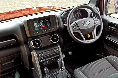 Get Mahindra Thar Top Model Interior Images Background