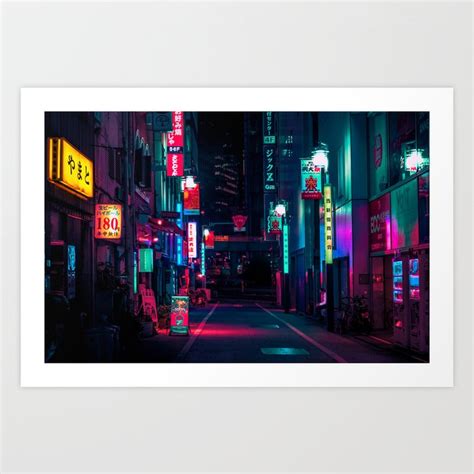 Neon Signs in Tokyo Art Print by HimanshiShah | Society6