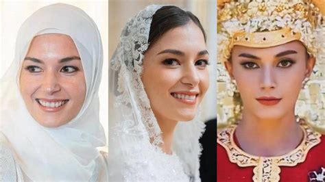 8 Potret Gaya Makeup Anisha Rosnah di Berbagai Acara Adat Jelang Pernikahannya dengan Pangeran ...