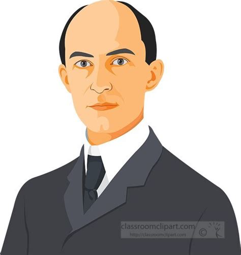 Inventions Clipart-wilbur wright inventor clipart