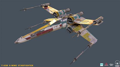 ArtStation - T-65B X-wing starfighter