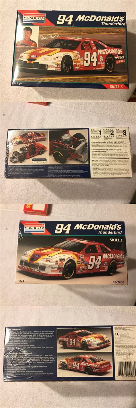 NASCAR 145962: Thunderbird Bill Elliott Mcdonalds Model Car Mountain ...