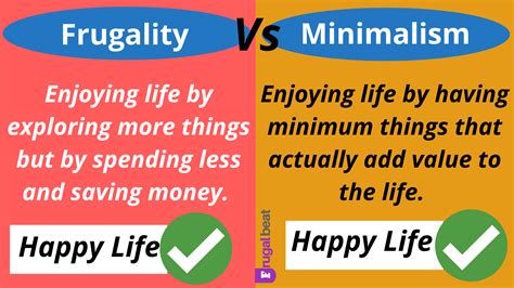 Frugal Living VS Minimalism | 9 Differences that You Must Know