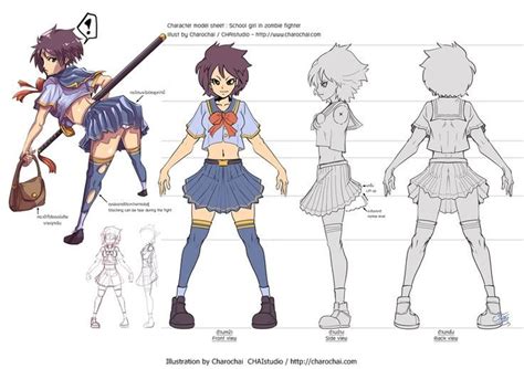 anime character model sheet - Pesquisa Google | Character model sheet ...