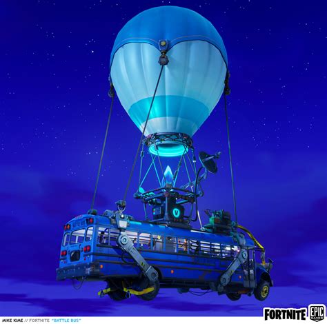 Fortnite Battle Bus Coloring Page