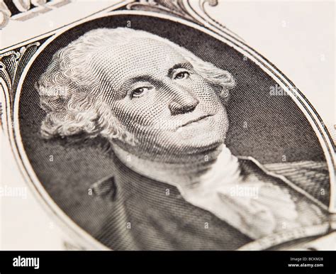 George washington on dollar bill Stock Photo - Alamy