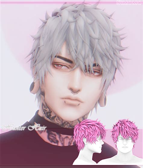 ~*Hunter Hair*~ | Sims 4 hair male, Sims hair, Sims 4 anime