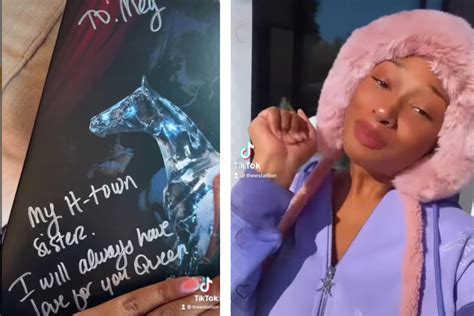 Megan Thee Stallion celebrates signed Beyoncé record in adorable TikTok