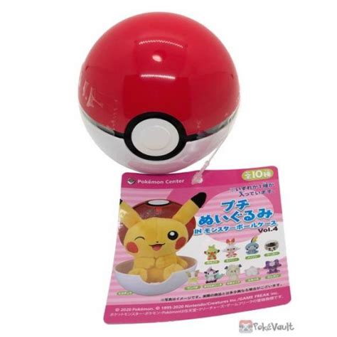 Pokemon Center 2020 Mini Plush Toy In Pokeball Vol. 4