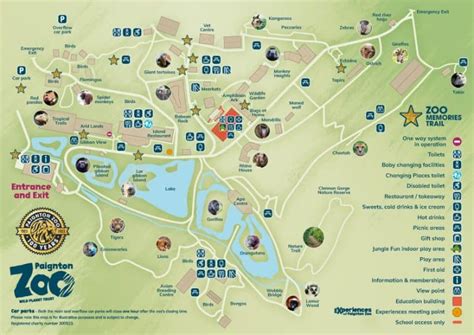 Paignton Zoo Map