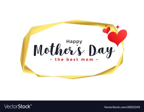 Happy mothers day hearts background Royalty Free Vector