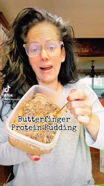 Tonya Spanglo on Instagram: "Butterfinger Protein Pudding saves my # ...