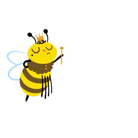 Queen Bee Beyonce Sticker by Macmillan Kids for iOS & Android | GIPHY