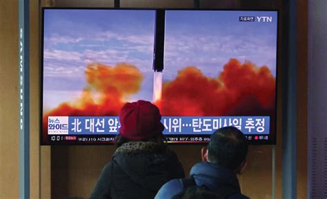 N Korea launches ninth missile test of the year - Read Qatar Tribune on ...