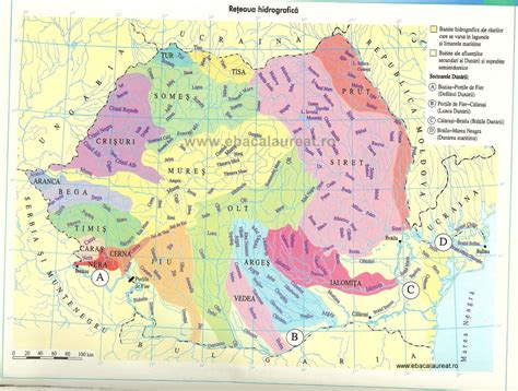 Harta Romaniei: Harta Romania rauri