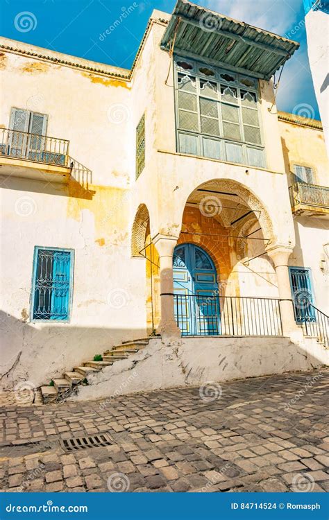 Sidi Bou Said, Famouse Village with Traditional Tunisian Architecture. Stock Photo - Image of ...