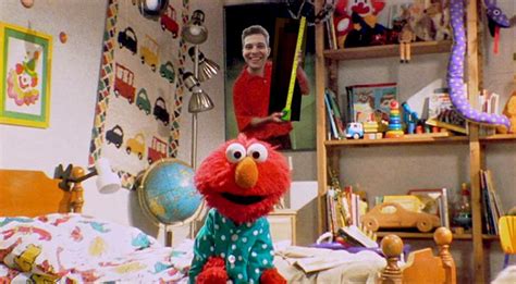 In the 1999 movie "The Adventure of Elmo in Grouchland", there's a poster of Mike Matei on his ...