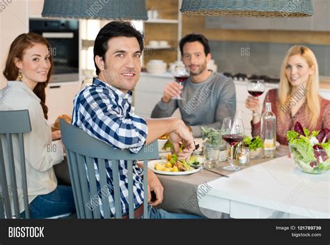 Group Friends Eating Image & Photo (Free Trial) | Bigstock